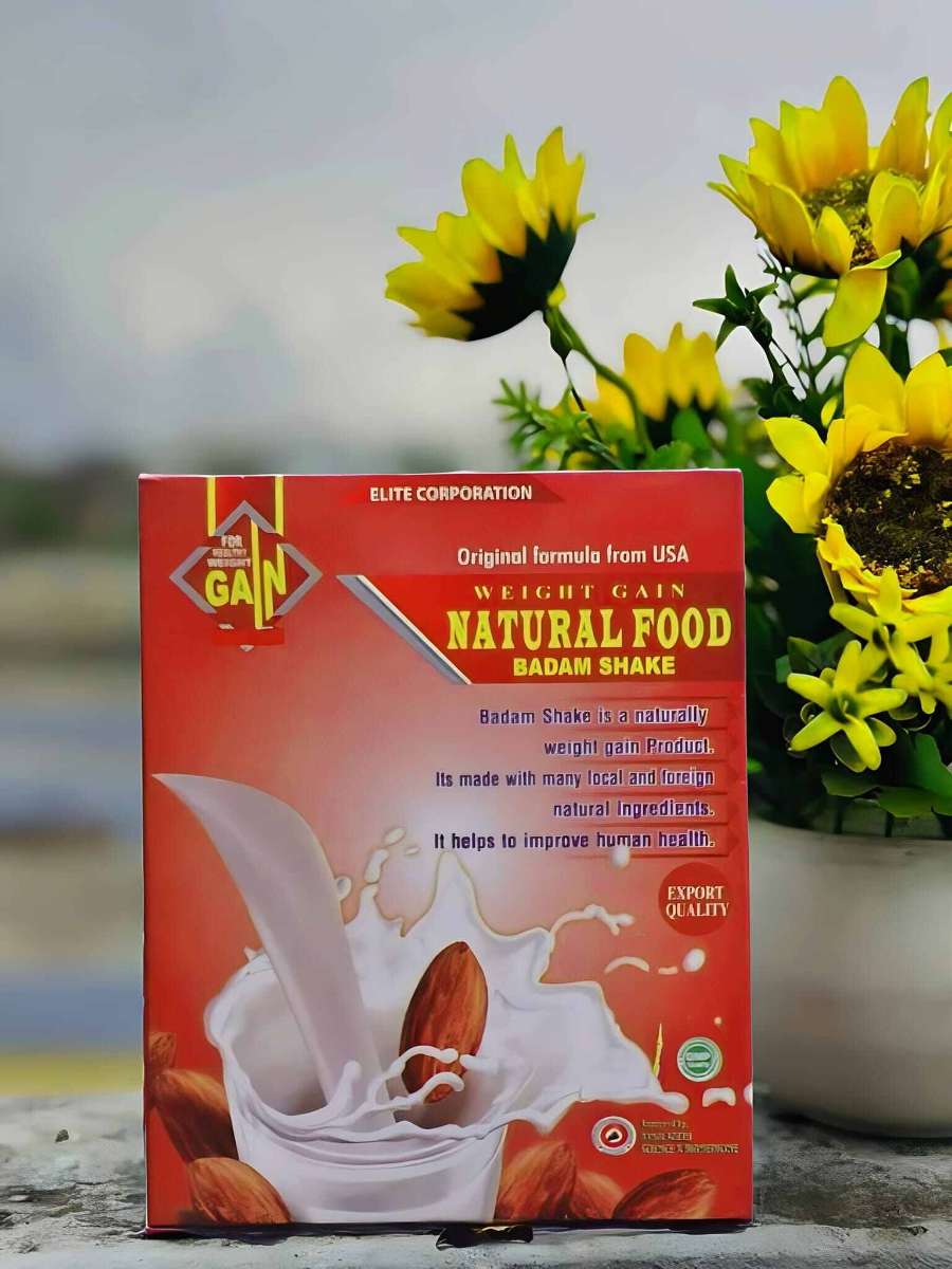 WEIGHT GAIN Natural Food – Badam Shake
